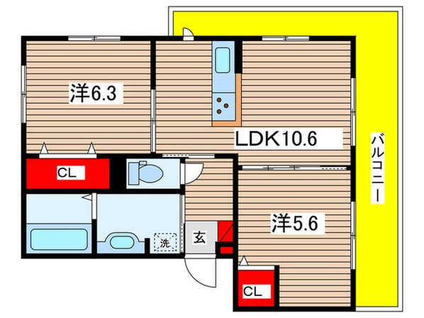 仮)D-ROOM折戸町の物件間取画像